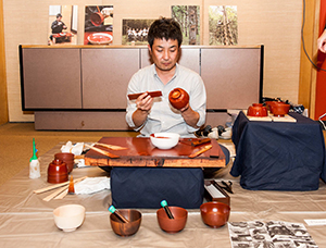 “The Art off Japanese Urushi & Sake Tasting” Seminar/workshop 